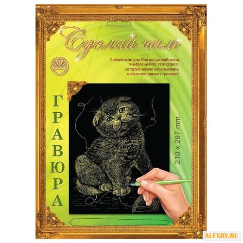 Гравюра Лапландия Кот 37634