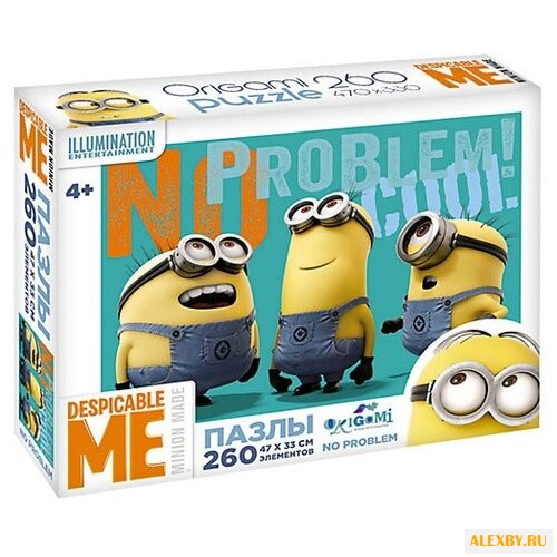 Пазл Origami Minions No problem