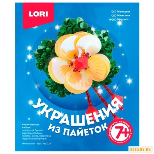LORI Украшения из пайеток брошь