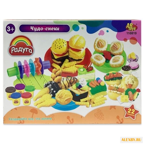 Масса для лепки ABtoys Радуга