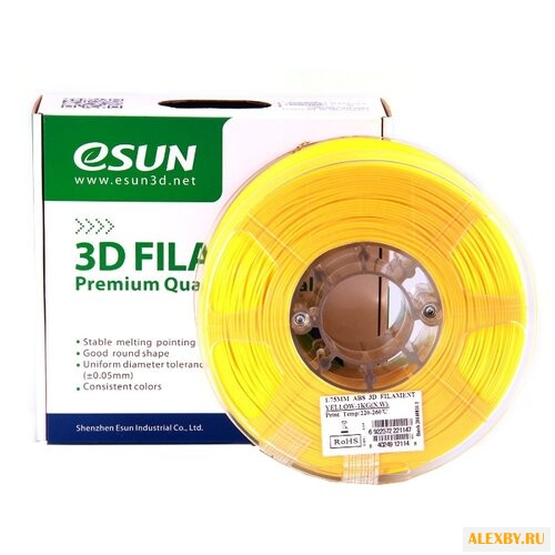 ABS пруток ESUN 1.75 мм желтый
