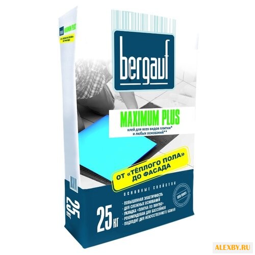 Клей Bergauf Maximum Plus 25 кг