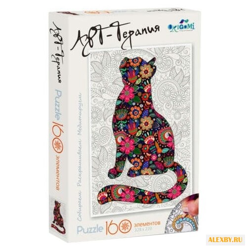 Пазл Origami Арт-терапия Кошка