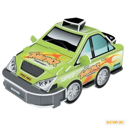 Пазл Pilotage 3D Машина зеленая