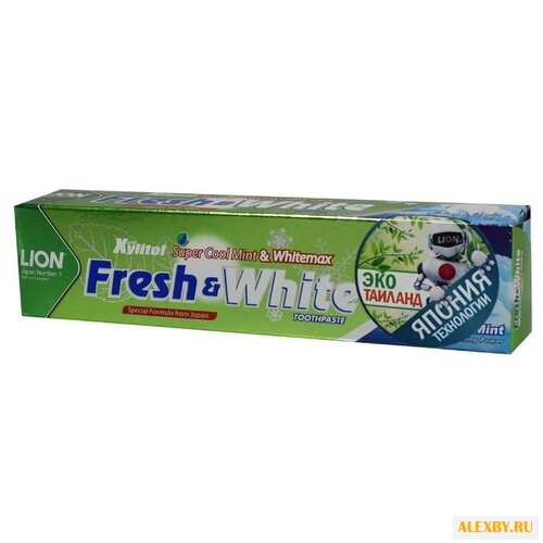 Зубная паста Lion Fresh & White