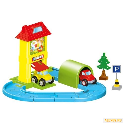 Dolu Гараж с треком Mini Road