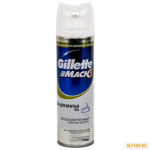 Гель для бритья Mach3 Pure and