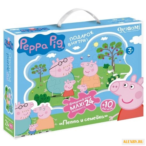 Пазл Origami Peppa Pig Семья