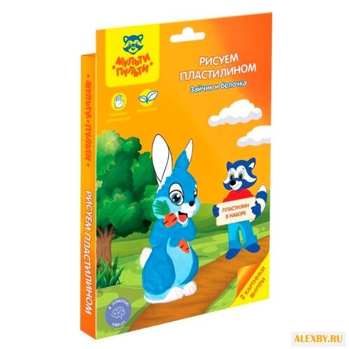 Пластилин Мульти-Пульти Зайчик