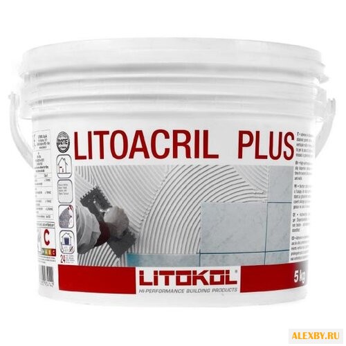 Клей Litokol Litoacril Plus 5 кг
