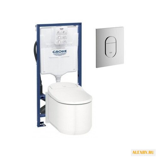Унитаз с инсталляцией Grohe