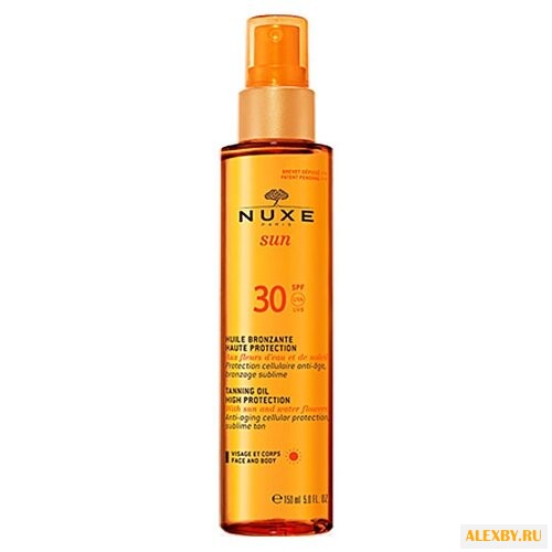 Nuxe Sun тонирующее масло для