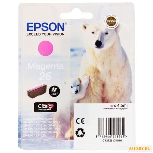Картридж Epson C13T26134010