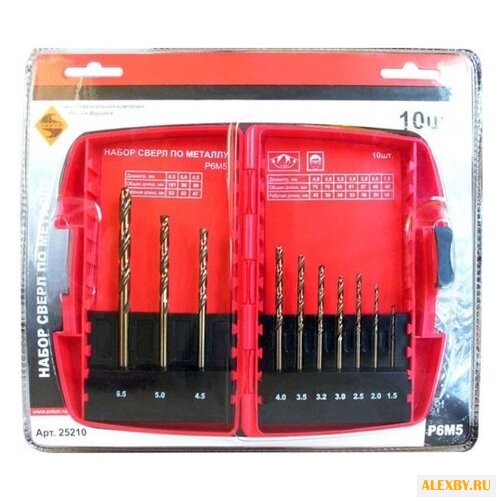 Набор сверл Энкор 25210