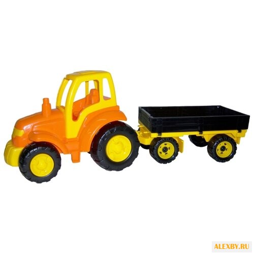 Трактор Полесье с прицепом