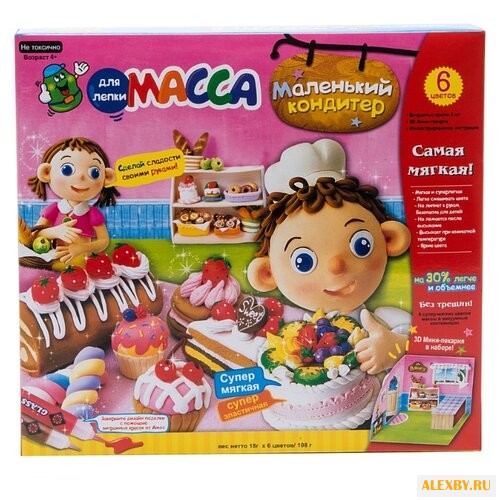 Масса для лепки AMOS Маленький