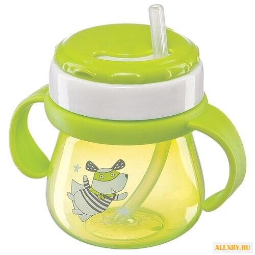 Поильник с трубочкой Happy Baby