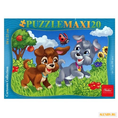 Пазл Hatber MAXI Веселые щенки