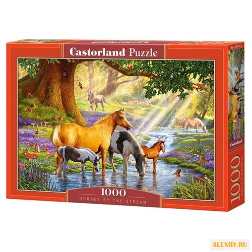 Пазл Castorland Horses by the