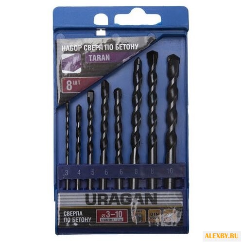 Набор сверл URAGAN