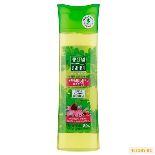 Чистая линия шампунь Укрепление
