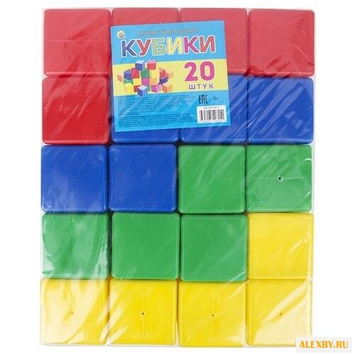 Кубики Рыжий кот выдувные