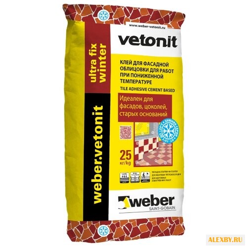 Клей Weber Ultra Fix Winter 25 кг