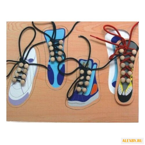 Шнуровка Wooden Toys Четыре