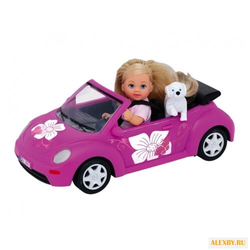 Набор Simba Еви с машинкой 12