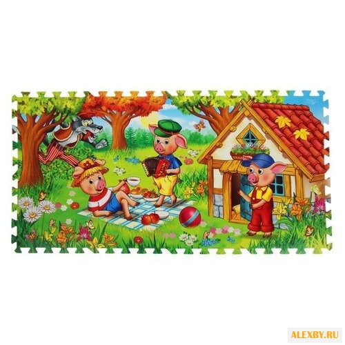 Коврик-пазл Играем вместе Три