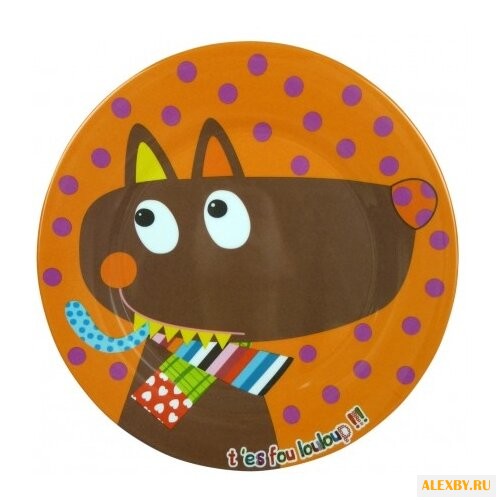 Тарелка Ebulobo Волчонок 04EB0030