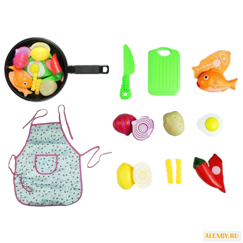 Набор продуктов с посудой Yako