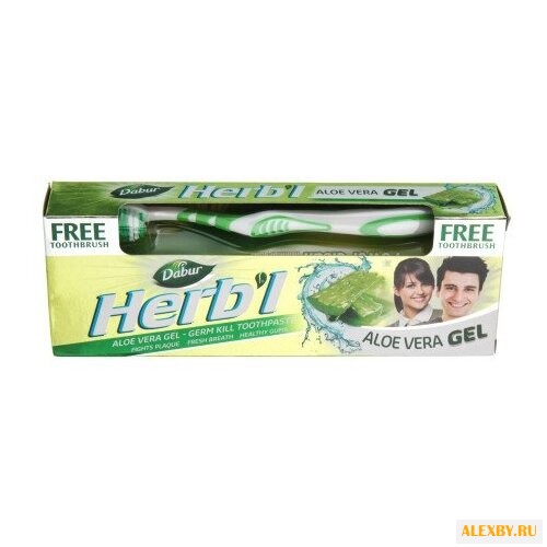 Зубная паста + щетка Dabur