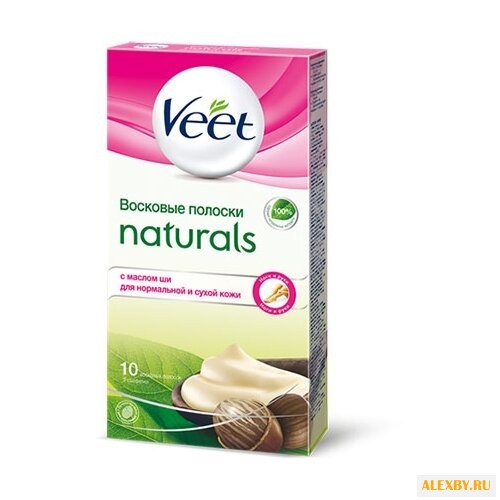 Veet Восковые полоски Naturals