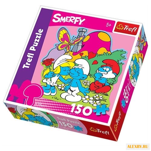 Пазл Trefl Смурфики 2 - Поцелуй