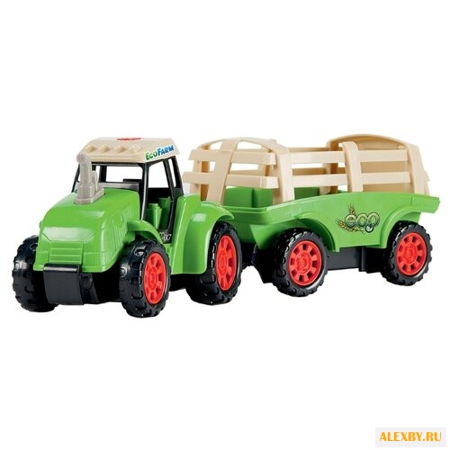Трактор Dickie Toys с прицепом
