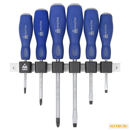 Набор отверток МАСТАК 04-6GRB