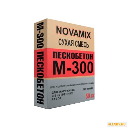 Пескобетон NOVAMIX М-300 50 кг