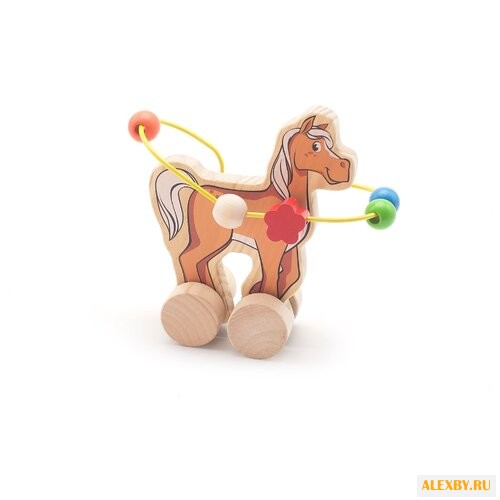 Лабиринт Игрушки из дерева Лошадь