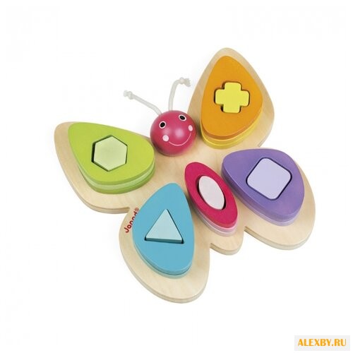 Пирамидка-сортер Janod Бабочка