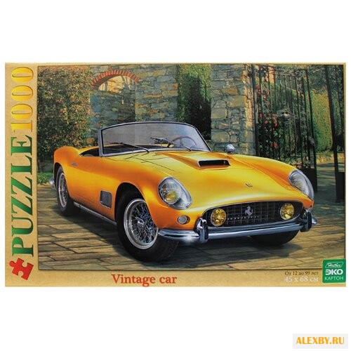 Пазл Hatber КРАФТ ЭКО Кабриолет