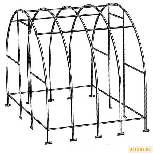 Каркас теплицы Воля Альфа 68