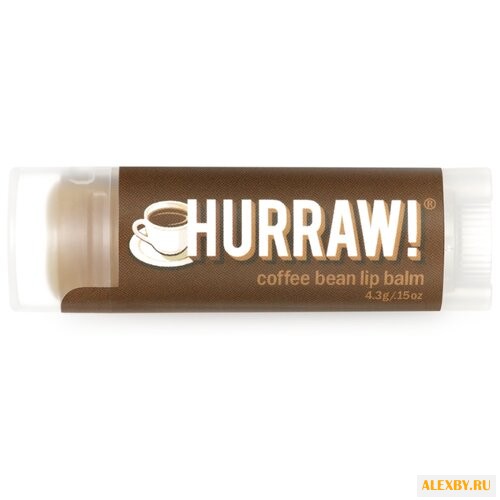 Hurraw! Бальзам для губ Coffee