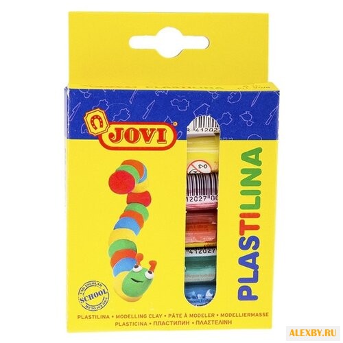 Пластилин JOVI 6 цветов по 15 г