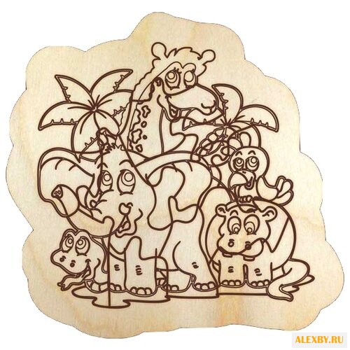 Рамка-вкладыш Полноцвет Джунгли