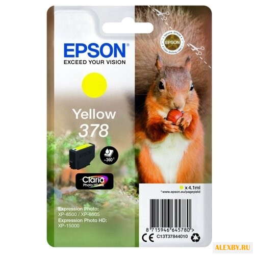 Картридж Epson C13T37844010