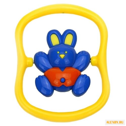 Погремушка Малышарики Зайка на