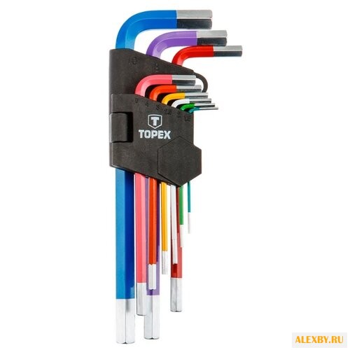 Набор имбусовых ключей TOPEX