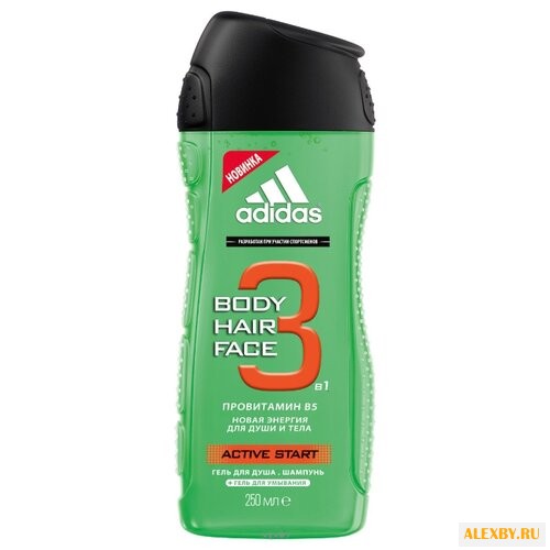 Гель для душа 3 в 1 Adidas
