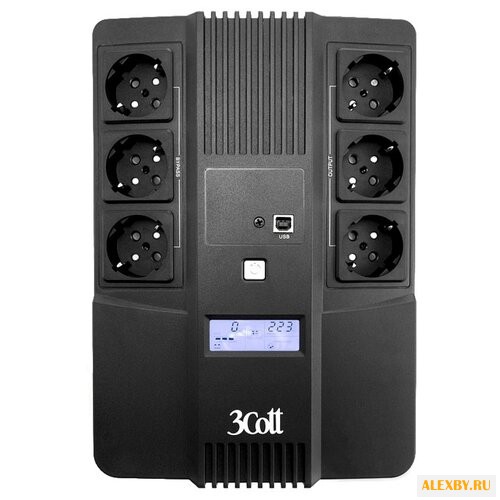 Интерактивный ИБП 3Cott 850-CDL